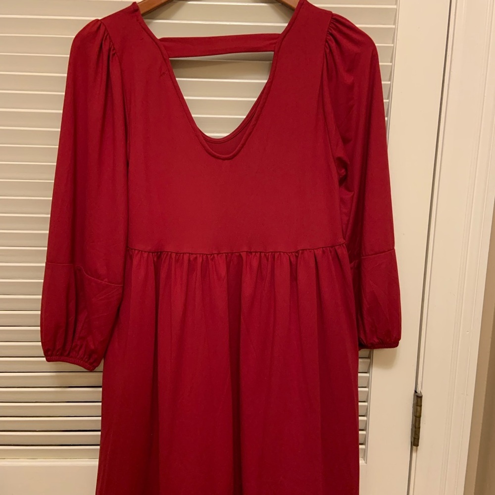 23. Good Luck Gem Tunic / Dress in Ruby - Picture 4 of 9